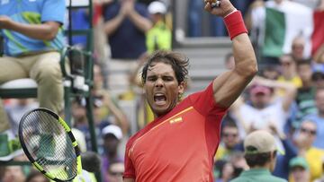 Nadal huele la medalla: gana a Simon y está en cuartos