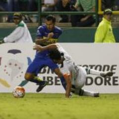 Roa y Borré salvan la imagen del Cali en el empate ante Boca Jrs.