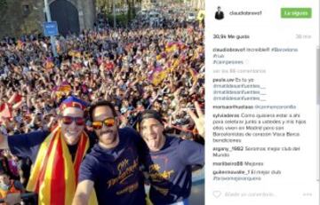 La celebración de los Campeones de Liga en sus redes sociales