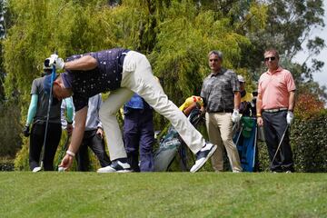 Juan Pablo y Sebastián Montoya compartieron con invitados y socios del club durante la jornada.