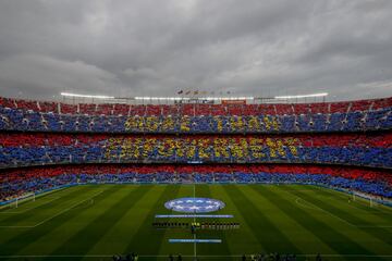 El partido de Champions entre Barcelona y Real Madrid ha batido el récord mundial de asistencia a un partido de fútbol femenino con 91.553 espectadores. El aspecto del Camp Nou era espectacular. 