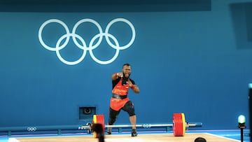 Yeison López, medalla de plata en halterofilia para Colombia en los Juegos Olímpicos 2024