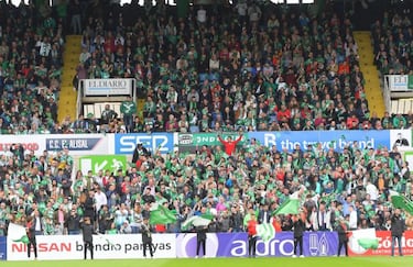 Habr¨¢ p¨²blico en el derbi..., pero el Racing solo gana a puerta cerrada