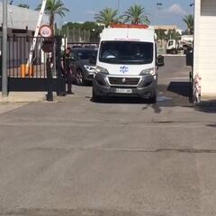 Piccini abandonó el entrenamiento en ambulancia tras fracturarse la rótula