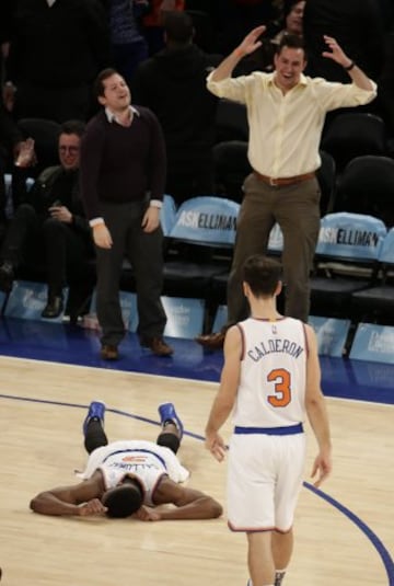 Langston Galloway se lamenta en el suelo tras fallar el útlimo tiro para empatar el partido.