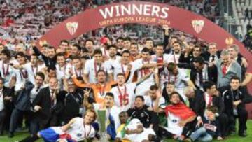El Sevilla ganó la Europa League en la temporada 2013/14.