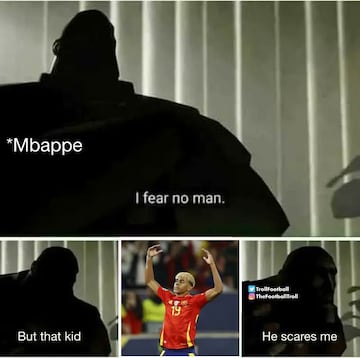 Lamine y Mbapp protagonistas de los memes de la Nations League
