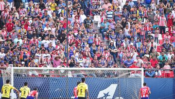  Angel Zaldivar scores goal 2-1 of San luis during the game Atletico San Luis vs Mazatlan FC, corresponding to Round 13 of the Torneo Clausura 2023 of the Liga BBVA MX, at Alfonso Lastras Stadium, on April 02, 2023.

<br><br>

Angel Zaldivar anota su gol 2-1 de San luis durante el partido Atletico San Luis vs Mazatlan FC, Correspondiente a la Jornada 13 del Torneo Clausura 2023 de la Liga BBVA MX, en el Estadio Alfonso Lastras, el 02 de Abril de 2023.