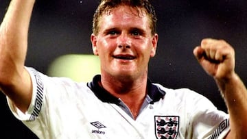 Paul Gascoigne, uno de los futbolistas que vio truncada su carrera por las drogas