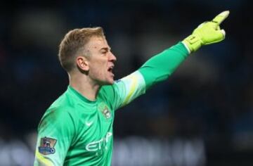 Joe Hart tuvo poco trabajo pero cuando le llegaron respondió bien.