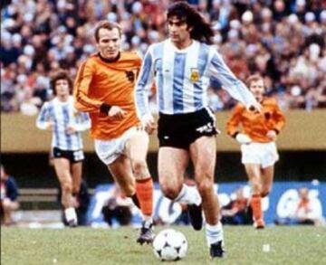 Mario Kempes se consagró campeón mundial con Argentina en 1978.