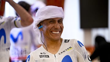 Nairo Quintana, en el UAE Tour.