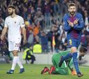 Barcelona-Roma en imágenes