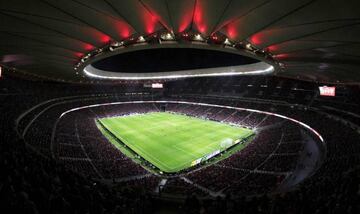 Atlético Madrid hosted Málaga in the Wanda Metropolitano's opening match on Saturday.