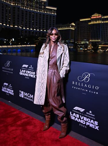 Naomi Campbell, supermodelo británica.