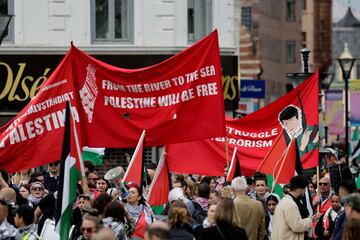 Greta Thunberg participa en las protestas a favor de Palestina en Malmö