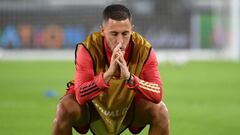 Hazard, jugador del Real Madrid.