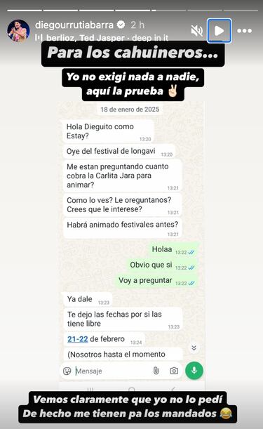 Inesperada polémica entre dos humoristas chilenos: “Para los cahuineros, yo no exigí nada a nadie”