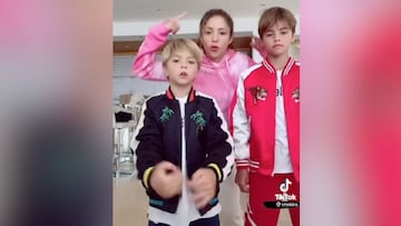 Shakira baila con sus hijos un 'hit' de TikTok sin Piqué