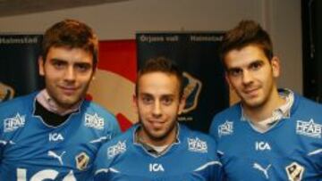 En 2010. Los españoles Zamora, Javi H. (primo de Guti) y Raúl Ruiz.