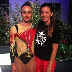 La gimnasta Thais Fernández, plata en el Open de Francia