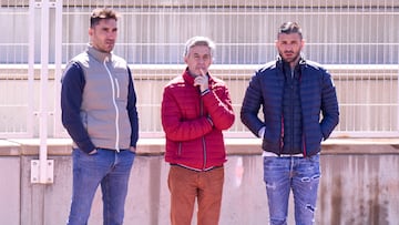 Cobeño, el doctor Beceiro y Portillo, durante una sesión.