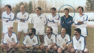 El equipo del Ayuntamiento de Madrid en la ¨¦poca en la que Florentino P¨¦rez (portero) fue concejal de Saneamiento y Medio Ambiente (1976-1979).