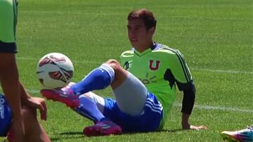 Estuvo en las inferiores de Universidad de Chile, pero lo dejaron partir. Lo compró Boca Juniors, estuvo en Talleres, y ahora es dirigido por Ángel Guillermo Hoyos en Aldosivi.