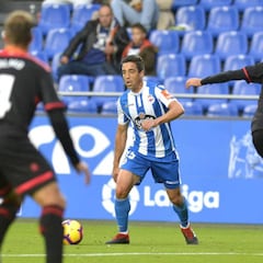 Pedro Sánchez, baja ante el Oviedo por una lesión muscular