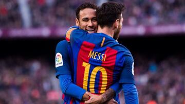 Neymar had a close relationship with Messi during their time together at Barcelona.