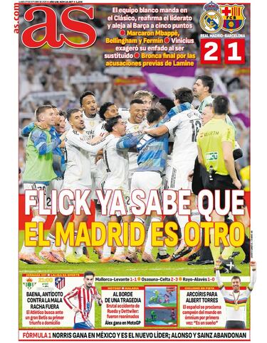 Las portadas de AS de octubre