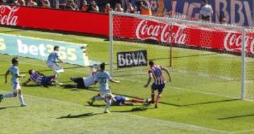 Diego Costa marca el 1-0.