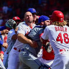 MLB round-up: Mets and Cardinals bad blood boils over, Stanton hits 350th homer