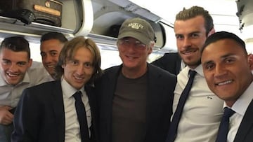 El Real Madrid viajó hacia
Milán... ¡con Richard Gere!