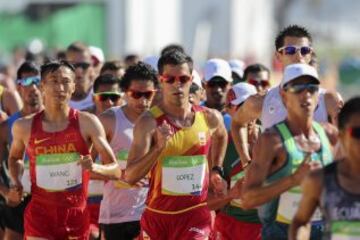 Miguel Ángel López quedó undécimo en la prueba de marcha atlética 20 km