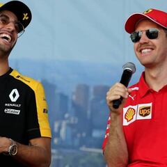 El jefe de Renault: "No diría que no a Vettel, es un campeón"