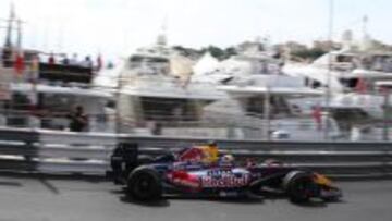 Carlos Sainz Jr. ayer en Mónaco.