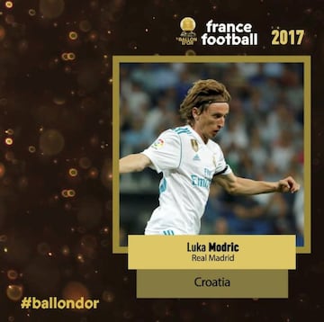 La clasificación del Balón de Oro en imágenes