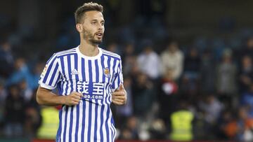 Sergio Canales con la Real Sociedad. 