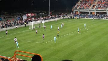 Partido amistoso Santos 2-1 Chivas. 