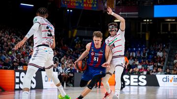 Jokubaitis, durante el partido.