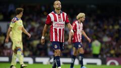  Javier -Chicharito- Hernandez of Guadalajara during the round of 16 second leg match between America and Guadalajara - Round of 16as part of the CONCACAF Champions Cup 2024, at Azteca Stadium on March 13, 2024 in Mexico City, Mexico.