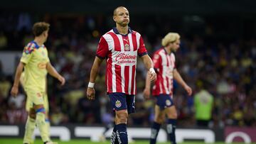 Javier -Chicharito- Hernandez of Guadalajara during the round of 16 second leg match between America and Guadalajara - Round of 16as part of the CONCACAF Champions Cup 2024, at Azteca Stadium on March 13, 2024 in Mexico City, Mexico.