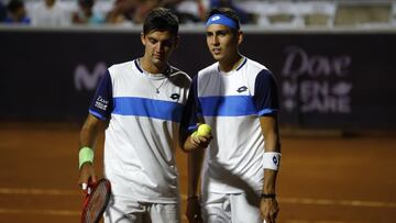 Tenis, Chile Dove MenCare Open
 ATP 250 de Santiago.
 Los tenista Alejandro Tabilo y Tomas Barrios de Chile regresa la bola durante el ATP 250 Chile Dove MenCare Open Santiago, Chile.
 26/02/2020
 Felipe Zanca/Photosport 