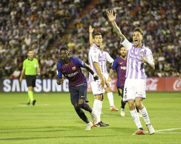 Valladolid-Barcelona (0-1). 
Dembelé decidió un partido que se jugó en un terreno de juego espantoso. El tanto del empate del Valladolid se anuló, tras ser chequeado por el VAR, en el 92’.