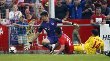 Otro arquero nominado por Reinaldo Rueda. Gonzalo Collao estuvo en tres convocatorias entre 2018 y 2019, donde jugó un amistoso ante Rumania (2-3).