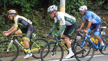 Imágenes de la novena etapa de la Vuelta a Colombia entre el municipio de Guateque y Santa Rosa de Viterbo.