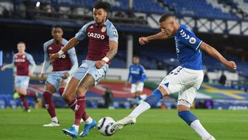 El Everton de Yerry Mina y James Rodr&iacute;guez, perdi&oacute; 1-2 en casa ante el Aston Villa por la Premier League. El equipo se aleja de los puestos de Europa