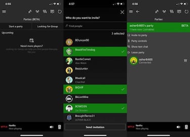 Cómo unirse o crear un grupo de Xbox desde el iPhone