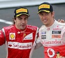 En Brasil colocan a Button junto a Alonso en Ferrari